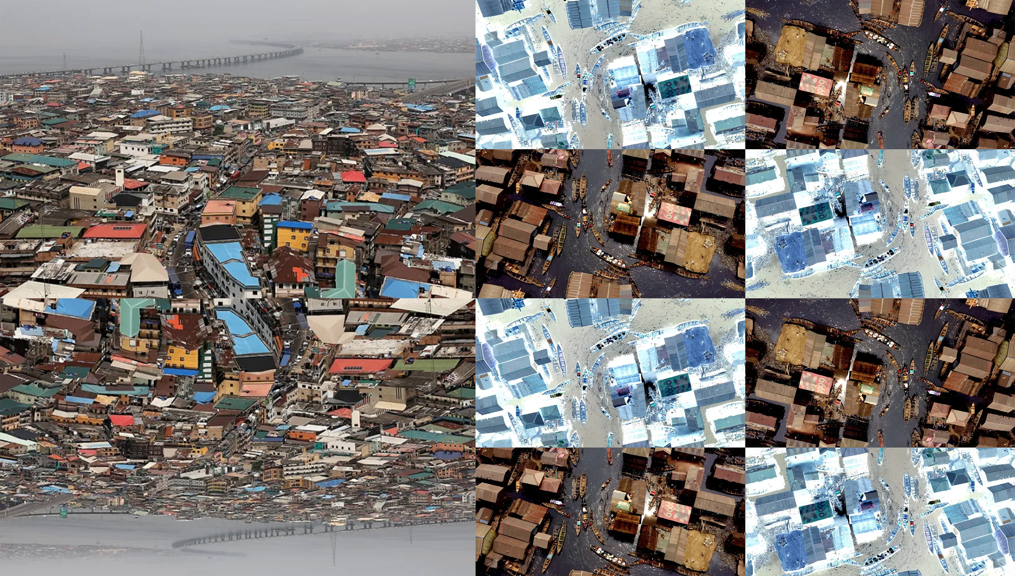 Aerial views of Lagos Central Business District and Informal Settlement-2