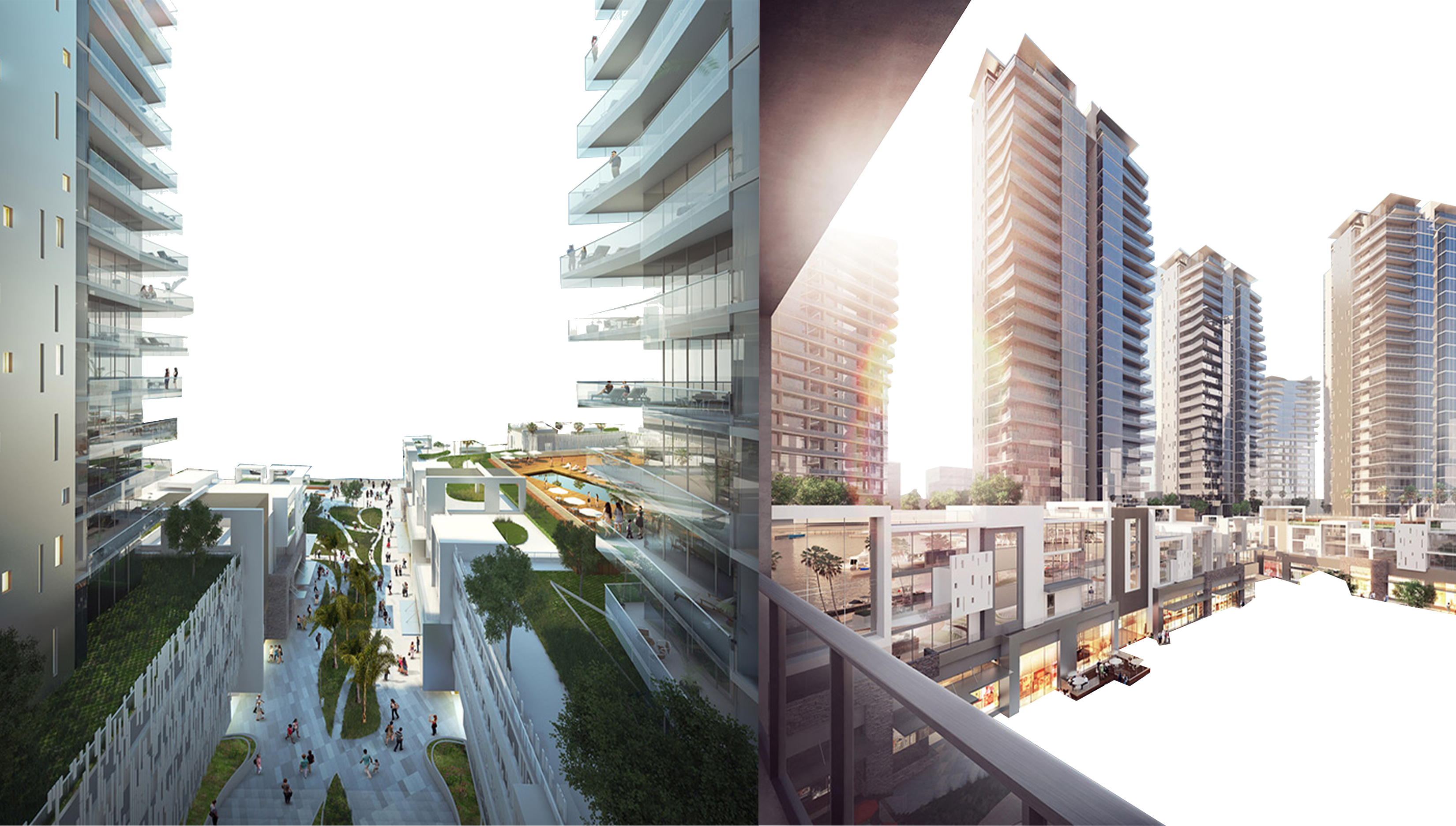 Renderings of Eko Atlantic Development