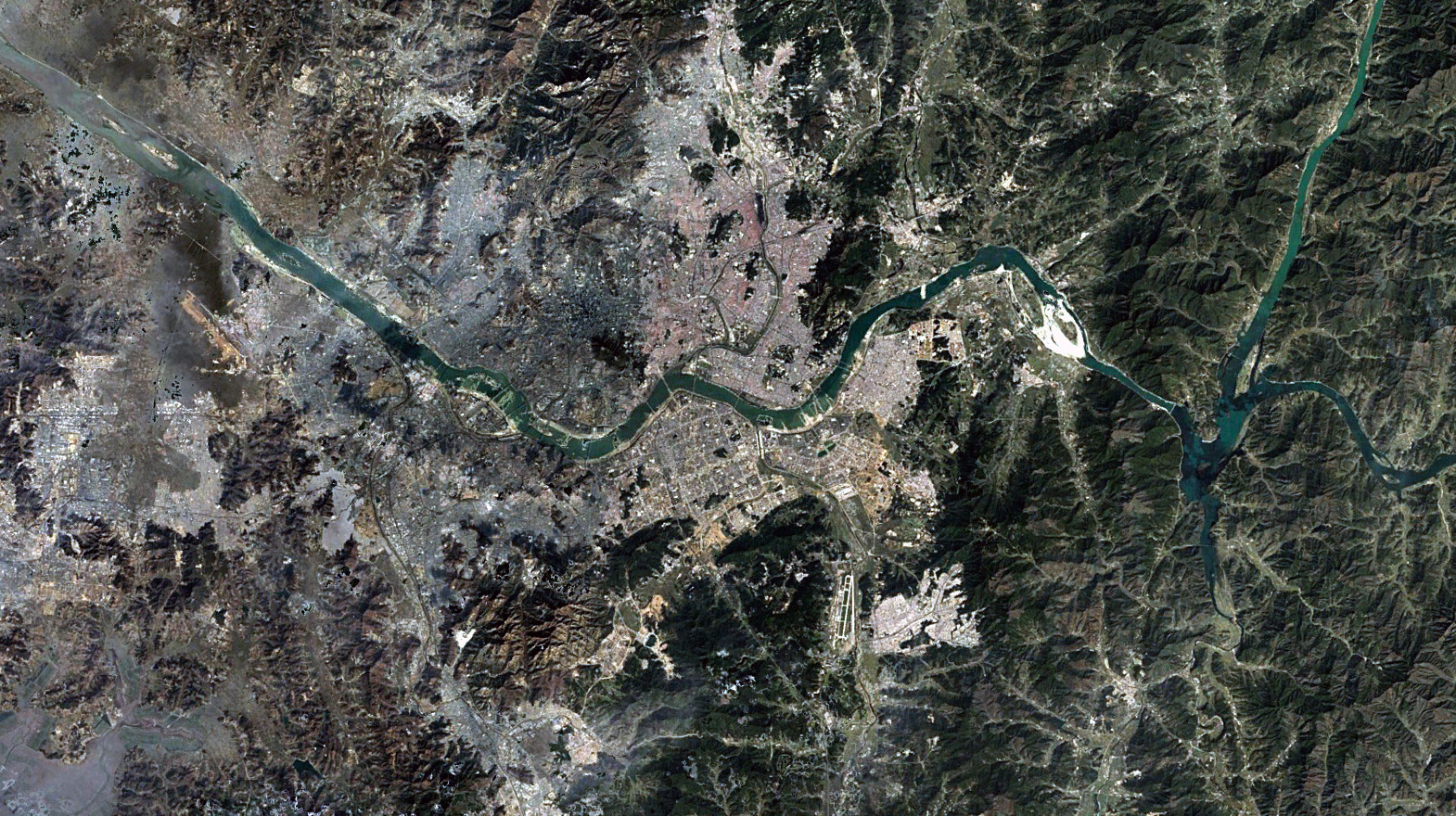 seoul satellite view 1984