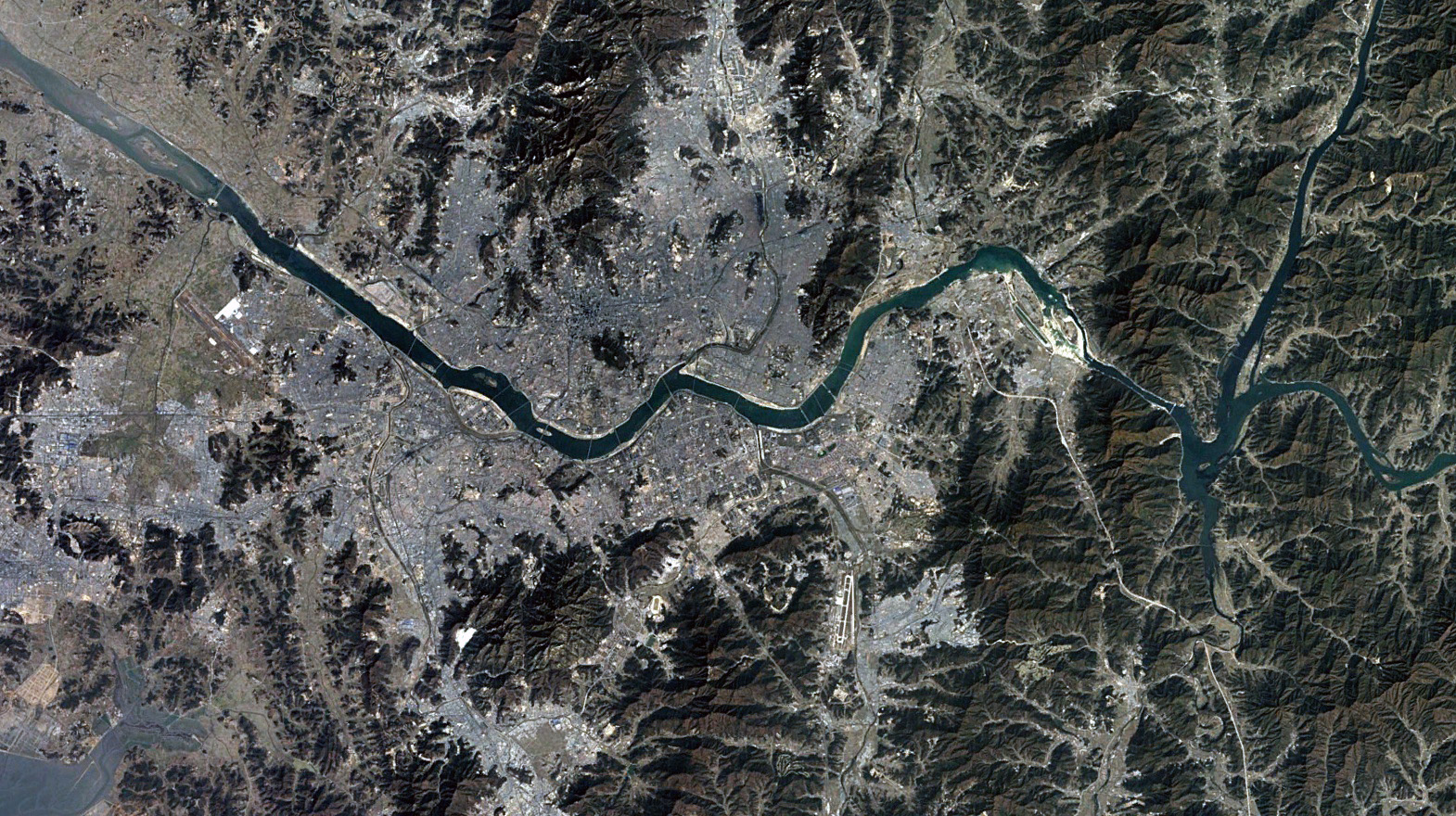 seoul satellite view 1988