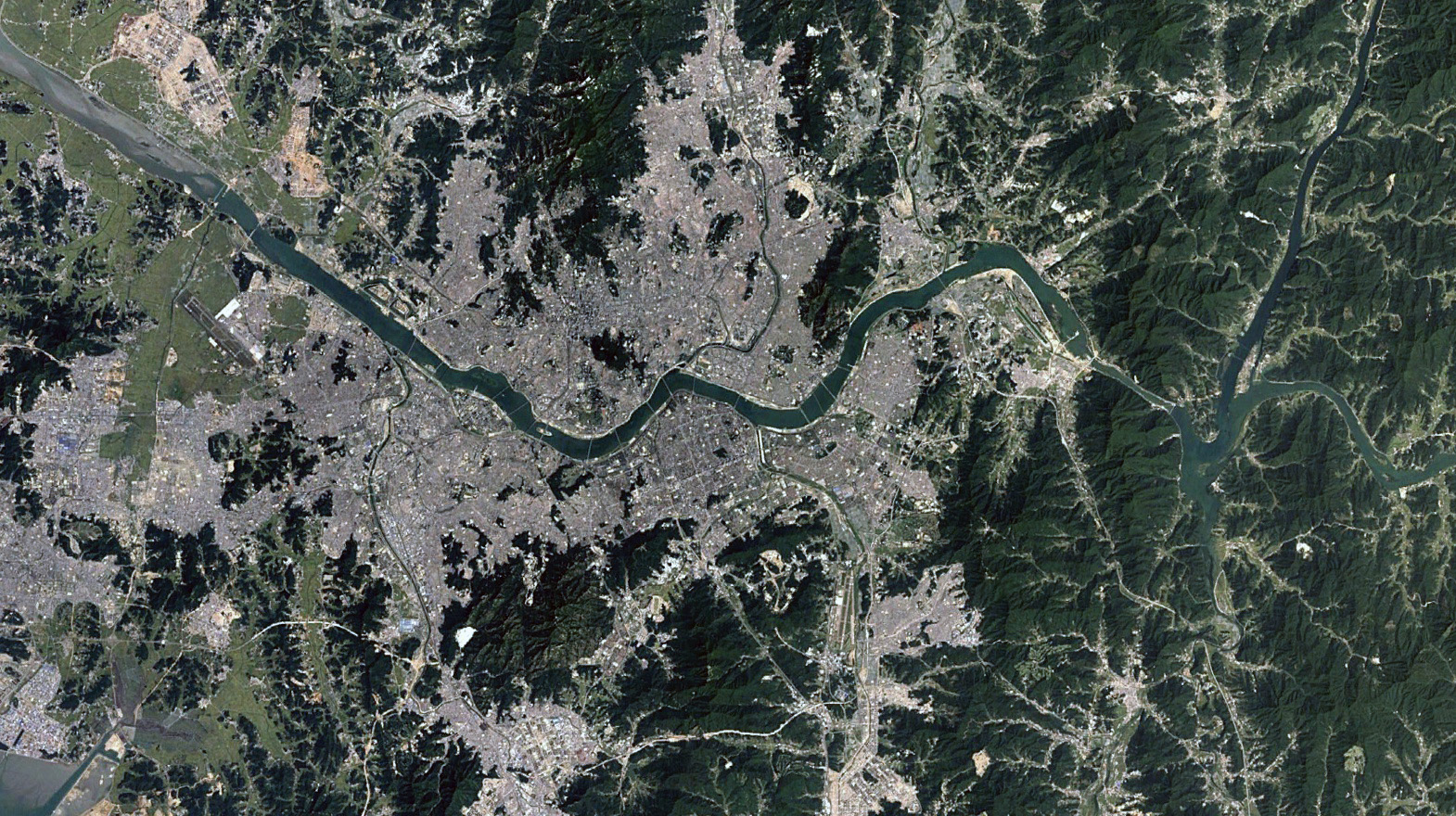 seoul satellite view 1994