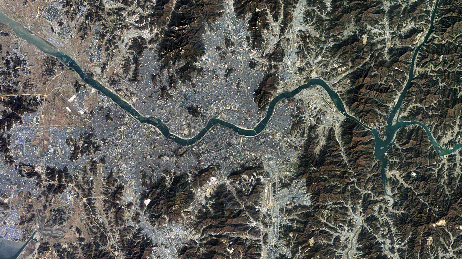 seoul satellite view 1998