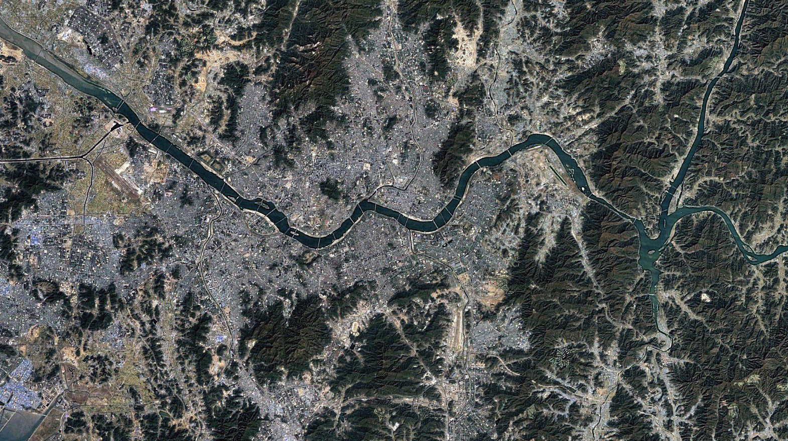 seoul satellite view 2012