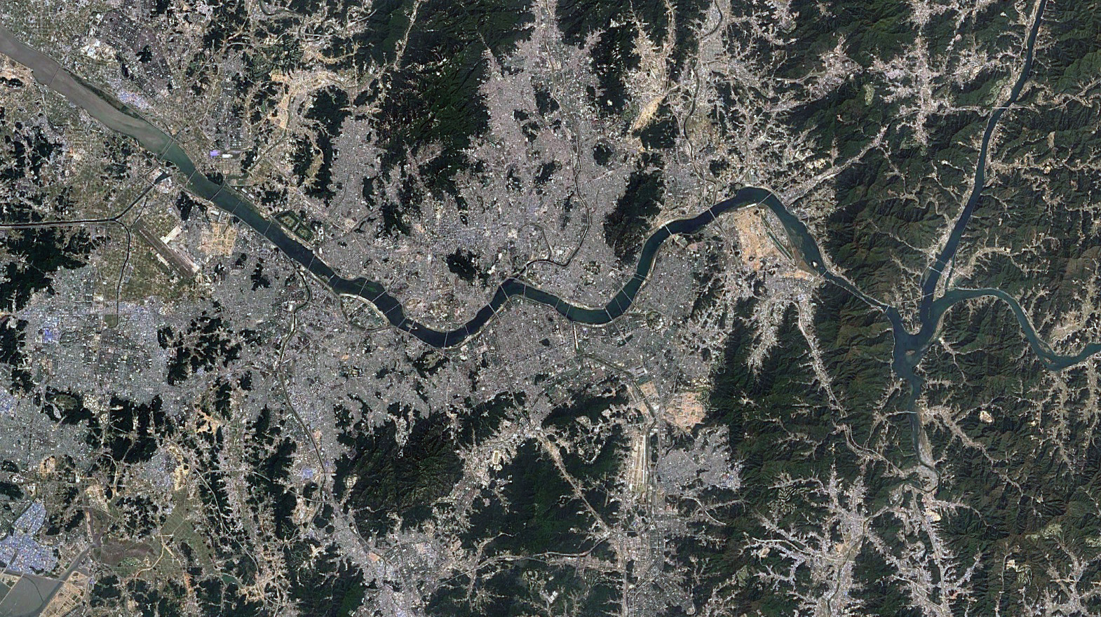 seoul satellite view 2014
